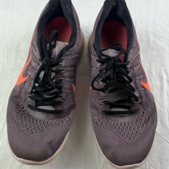 Nike Purple & Peach Lunarglide 8 Comfort Athletic Running Shoes Mens Size 11.5 - Picture 3 of 9
